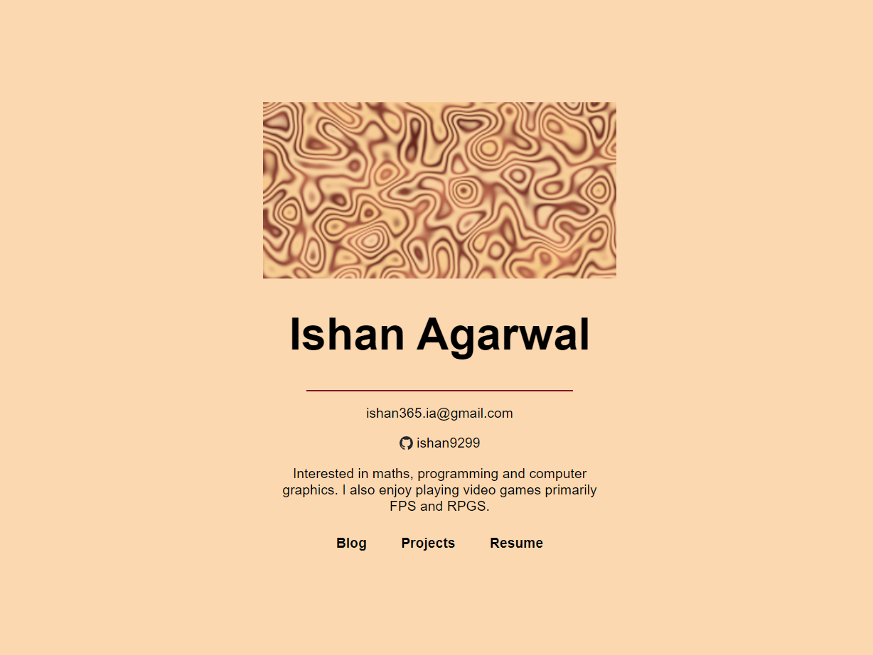 personal website